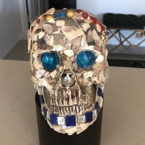 Hand made skull Halloween decorations